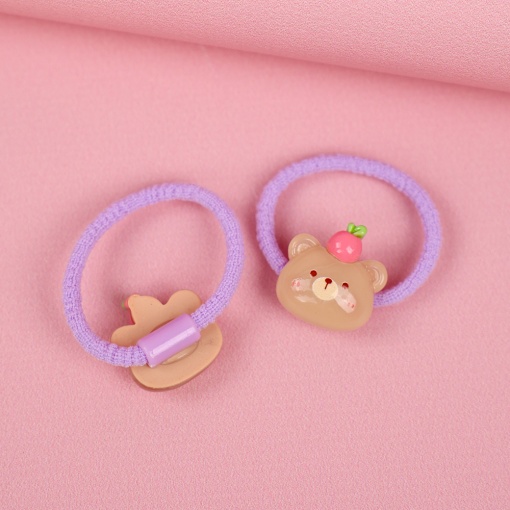 Набор резинок для волос "Sweet  Animals" медведь, 2шт.