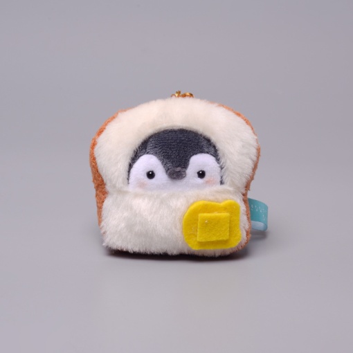 Мягкий брелок "Пингвин в костюме тоста" 8 см