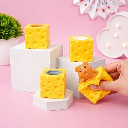 Игрушка-антистресс "Мышка в сыре" 