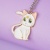 Кулон "Sailor Moon Cat" белый