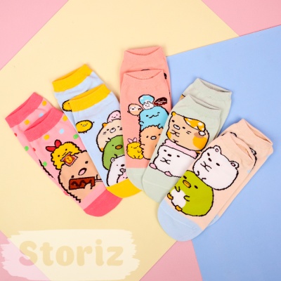 Мини-носочки "Sumikko Gurashi", в ассортименте, 1шт. р.37-39