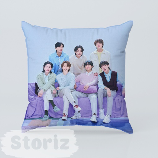 Наволочка декоративная "K-POP" BTS, 40x40см