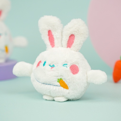 Мягкий брелок "Funny Bunny" белый, 10 см