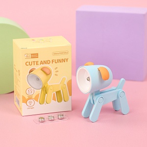 Мини-лампа "Puppy" голубой оптом