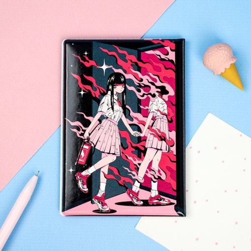 Обложка на паспорт "Anime girl" STORIZ