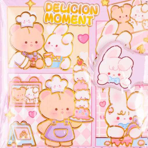 Мини-блокнот "Зайчик и Мишка" 8х8 см, в ассортименте 1шт. 