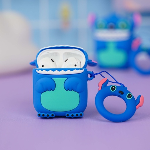 Чехол для AirPods Pro 3 "Глазастик" синий