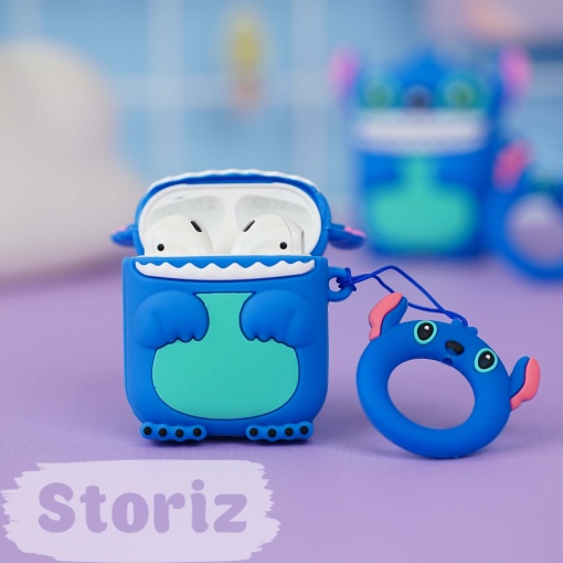 Чехол для AirPods Pro 3 "Глазастик" синий