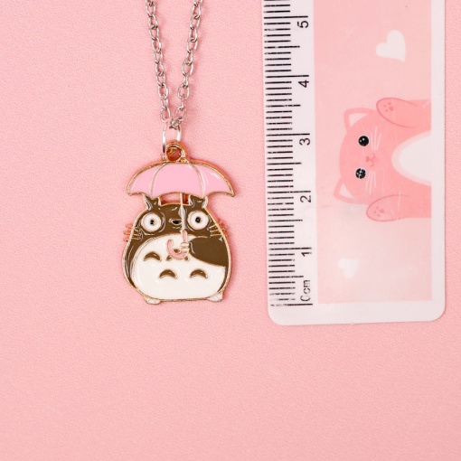 Кулон на цепочке "Тоторо" с зонтиком