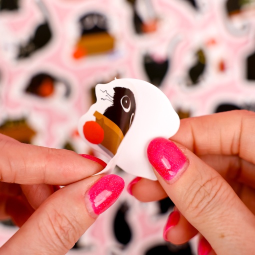 Набор наклеек "Mr. Black Cat" (46 шт.)