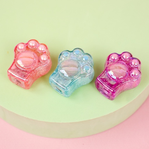 Точилка "Лапка с блестками" №2038 в ассортименте 1шт