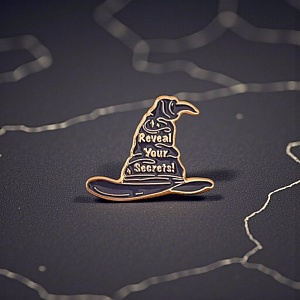 Значок-брошь "Harry Potter" распределяющая шляпа