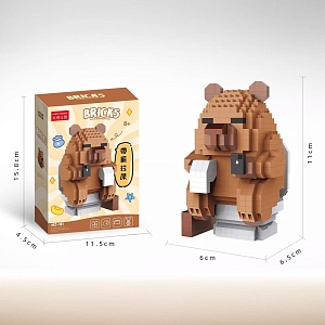 Конструктор "Bricks" капибара в туалете №MZ-181