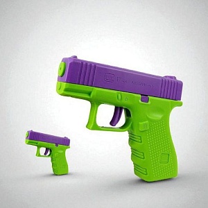 Водный пистолет "Color" фиолетово-зеленый