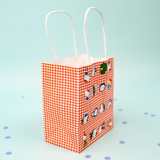 Подарочный пакет "Кт" 14,5x12,5x7,5 см