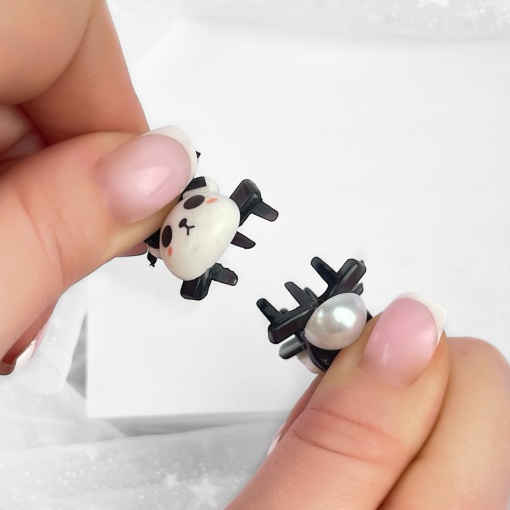 Заколка-крабик для волос "Панда"