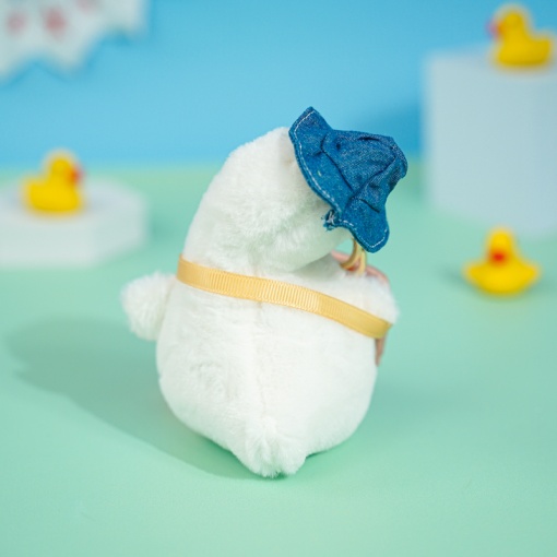 Мягкий брелок "Lovely Duck" белый, 17 см