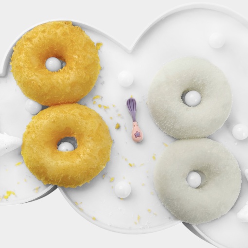 Антистресс "Кокосовые пончики" 2шт