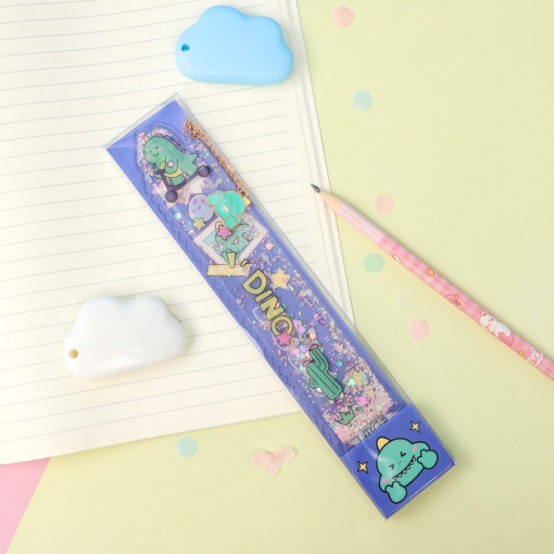 Линейка с цепочкой "Dino"