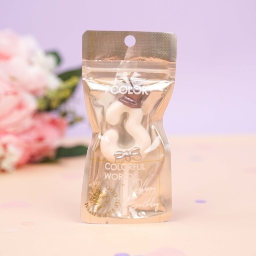 Свеча-цифра для торта "Mr. White", 3 оптом