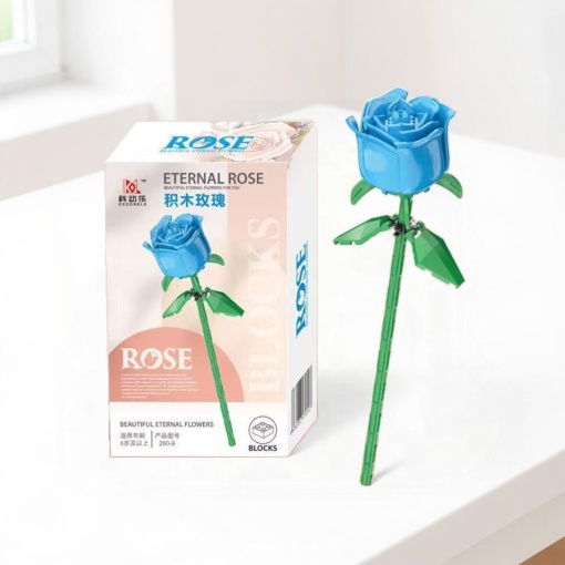 Конструктор "Eternal rose" голубой №260-9