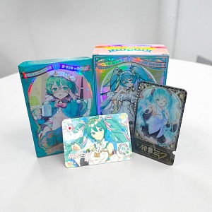 Набор брелков Surprise "Hatsune Miku" с зеркалом, карточка, 8шт