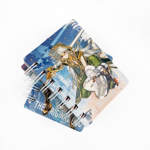 Блокнот на кольцах "Genshin Impact" №31-08, в ассортименте 1шт