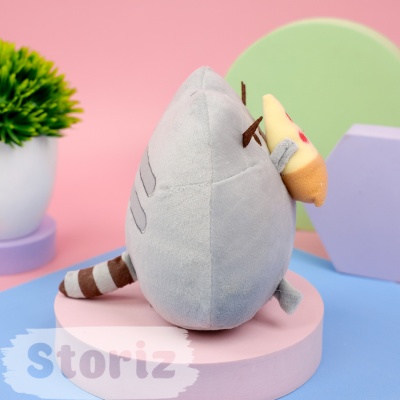 Мягкая игрушка "Пушин с пиццей", 15 см