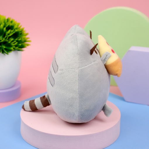 Мягкая игрушка "Пушин с пиццей", 15 см