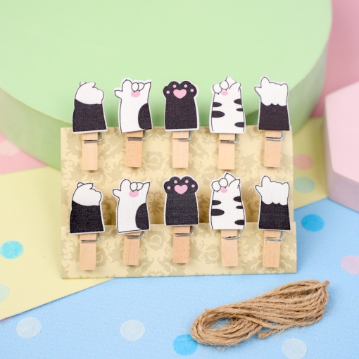 Набор прищепок "Лапка"