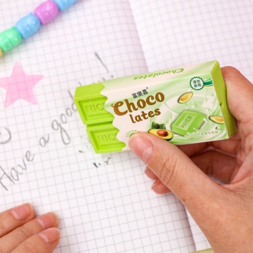 Стирательная резинка "Choco Lates" зеленый
