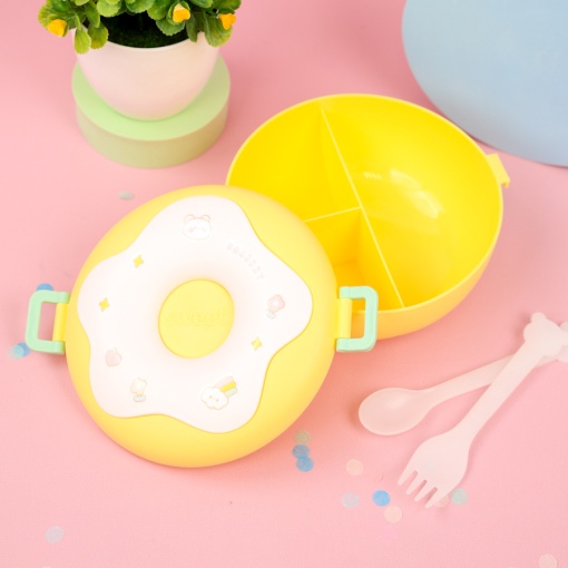 Ланчбокс "Пончик" желтый оптом