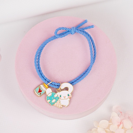 Браслет "Корица" голубой