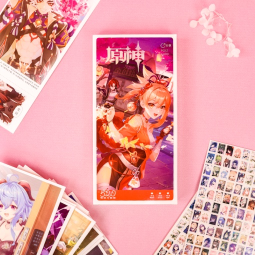 Набор почтовых открыток "Genshin Impact" №08