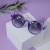 Солнцезащитные очки с чехлом "Cat" purple