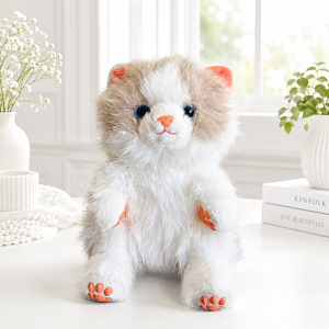 Мягкая игрушка "Ragdoll kitty" 25см, серый, 1шт