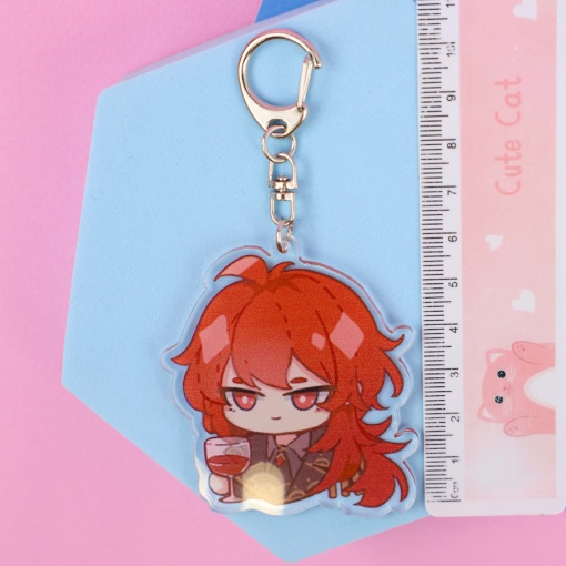 Брелок акриловый "Genshin Impact" Дилюк №48