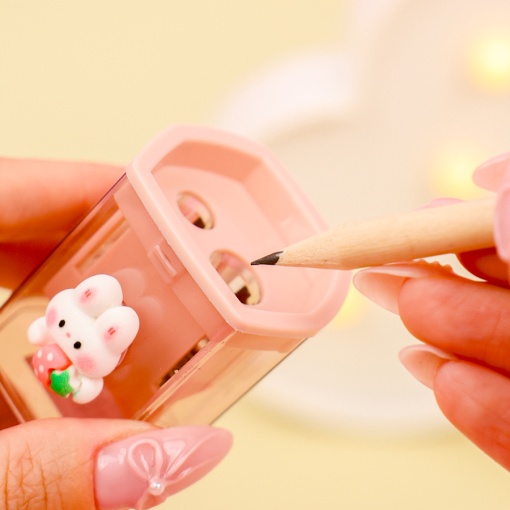 Точилка "Зайка", розовый