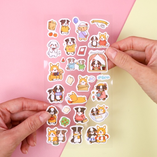 Набор наклеек "Happy Animals" dog, 1 лист