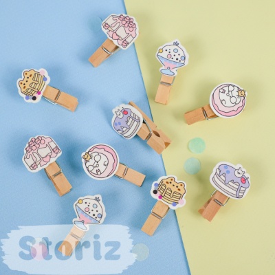 Набор прищепок "Sweets"