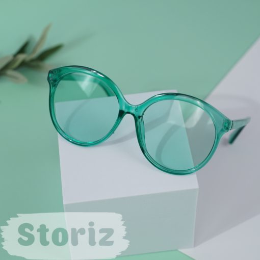 Солнцезащитные очки с чехлом "Color" green