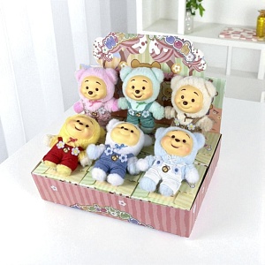 Набор мягких брелков Surprise "Winnie The Pooh" в ассортименте 6шт