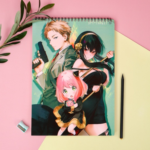 Скетчбук "Семья шпионов" A4 (25 листов)