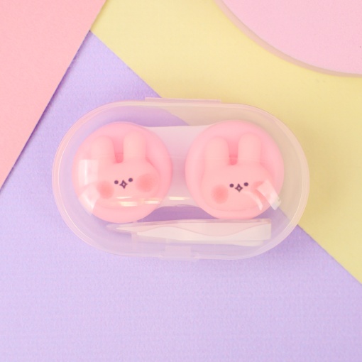 Футляр для хранения контактных линз "Кролик" 7х4,5х4,8см