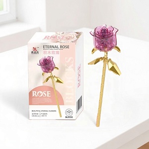Конструктор "Eternal rose" кристально-бордовый №260-10 (240 деталей)