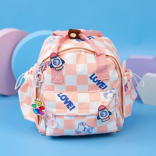 Сумка "Love bear" розово-белый