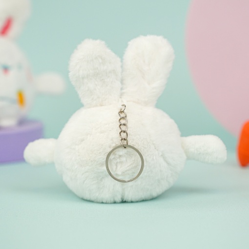 Мягкий брелок "Funny Bunny" белый, 10 см