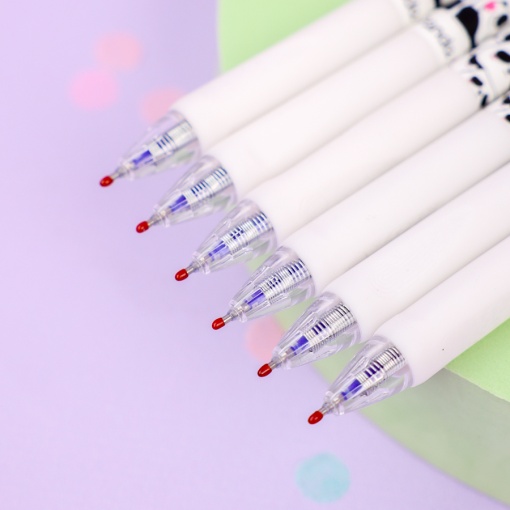 Набор ручек "Panda" №33057, 12 шт, со стирающими чернилами и стирашка (синий)