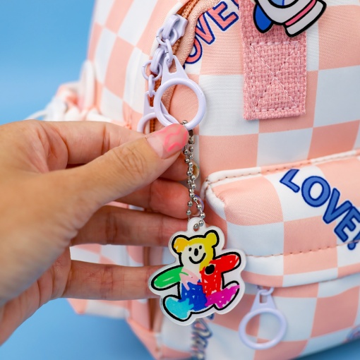 Сумка "Love bear" розово-белый