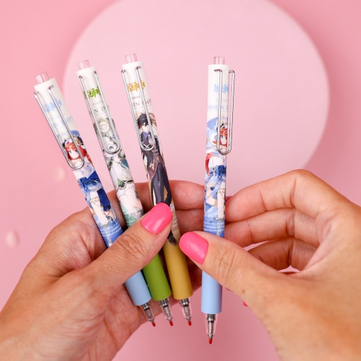 Набор ручек "Genshin Impact" 2031, в шоу-боксе, 24шт